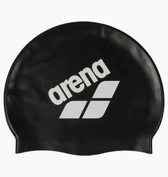 Шапка для плавания Arena Big Logo Cap Black ONE SIZE Чорний 009276-206