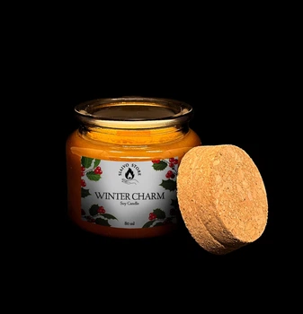 Ароматизована свічка Siaivo Store COSINESS Winter Charm 6,5х6 см з морозним квітковим ароматом