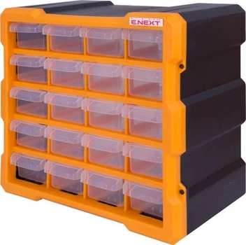 Органайзер пластиковий E.NEXT e.toolbox.pro.18 20 секцій 267×157×262 мм (t011018)