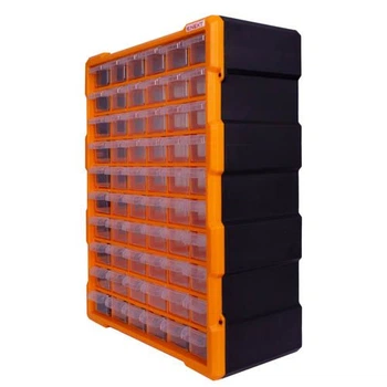 Органайзер пластиковий E.NEXT e.toolbox.pro.22 24" 60 секцій 381×157×475 мм (t011022)