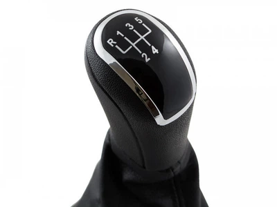 Ручка кпп с чехлом кулисы 5 ступеней Skoda Octavia Tour 1.8t, 1.9tdi, 2.0 чёрная