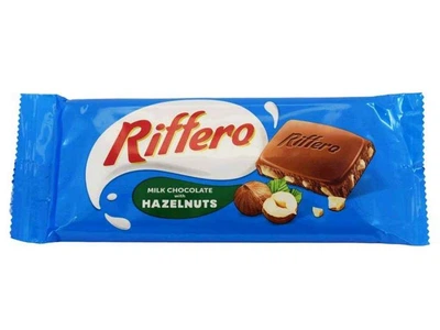 Шоколад молочний Riffero 75г з лісовим горіхом