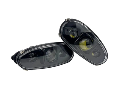 Противотуманные фары ПТФ туманки LED Leader на Daewoo Lanos Sens 70W ближ/дал 97- Дэу Ланос SV0875