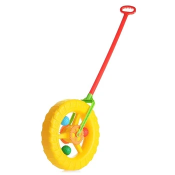 Каталка на паличці Star Toys Забавне колесо-тріскачка 43 см, розбірна 069