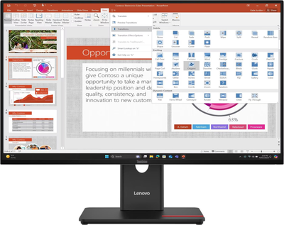 Монітор 27" Lenovo ThinkVision T27-40 (64A5ZAT6EU)