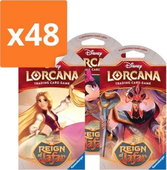 Zestaw kart Ravensburger Disney Lorcana Panowanie Jafara Set 08 Booster box (eurozaw.) 48 szt. (5902490427044)