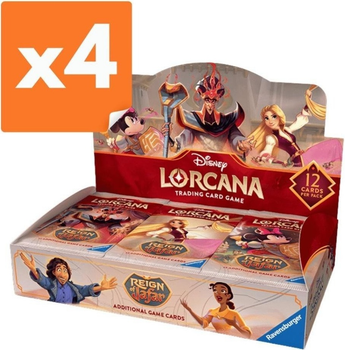 Zestaw kart Ravensburger Disney Lorcana Panowanie Jafara Set 08 Case 4 x 24 szt. (5902490427051)