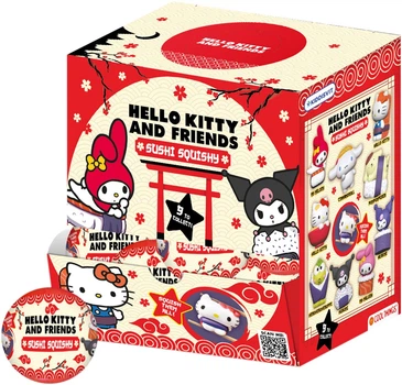Дисплей игрушек-сюрпризов в шаре Cool Things Hello Kitty Японская вечеринка 18 шт (HK048-CDU)