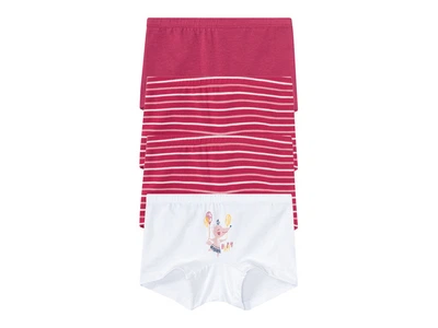 Трусики-боксеры набор 4 шт. для девочки Lupilu LYCRA® 387245 098-104 см (2-4 years) малиновый
