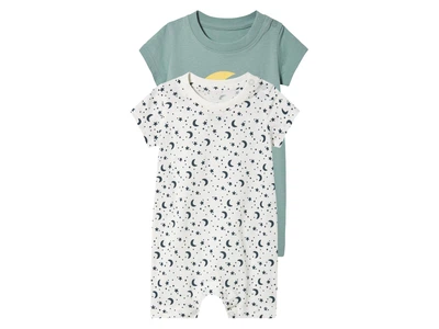 Комбинезон-слип набор 2 шт. для мальчика Lupilu LIDL 473202 074-80 см (6-12 months) Комбинированный