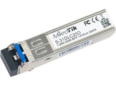 Оптический модуль SFP одномодовый LC 1310нм 20км с функцией DDM, совместимость MikroTik