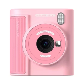 Детский фотоаппарат Instant Print Camera P99 с мгновенной термопечатью (Розовый)