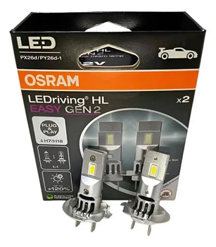 Комплект світлодіодних ламп OSRAM 64210DWESY2-2HB H7/H18 LEDriving HL EASY GEN2 +120% 6500K 12V