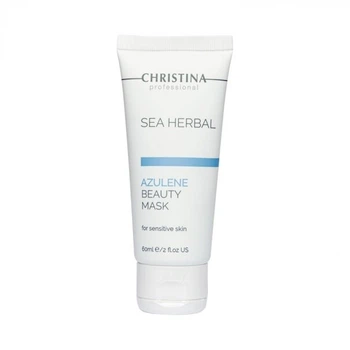 Азуленова маска для чутливої шкіри обличчя Christina Sea Herbal Beauty Mask Azulene 60 мл