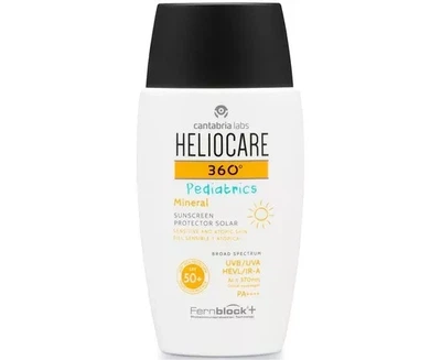 Дитячий сонцезахисний мінеральний крем Cantabria Heliocare 360 Pediatrics Mineral SPF 50+ 50 мл