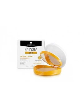 Компактна сонцезахисна пудра для комбінованої шкіри Cantabria Heliocare 360°oil free spf 50+color перл/беж 10г