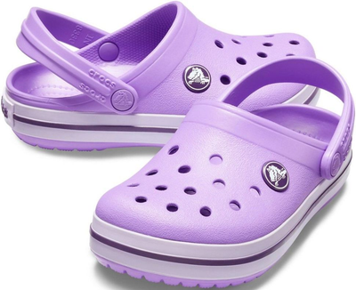 Дитячі крокси для дівчинки Crocs Crocband Clog Kids Purple (29/30, бузковий)