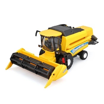 Игрушечный комбайн Bburago New Holland TC5.90 металлическая модель 18 см 18-31721