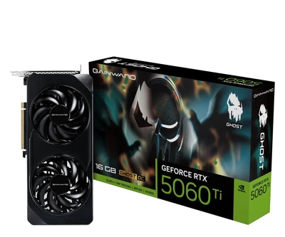 Відеокарта RTX 5060 Ti 16GB GDDR7 Gainward Ghost OC (NE7506TU19T1-GB2061B)
