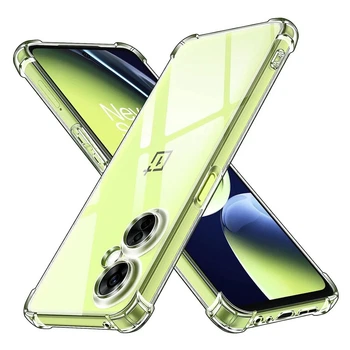 Чехол Fiji Proof для OnePlus Nord CE 3 Lite прозрачный бампер с усиленными бортами Transparent