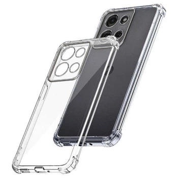 Чохол Fiji Proof для Motorola G75 прозорий бампер із посиленими бортами Transparent