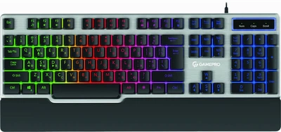 Клавиатура GamePro GK599 Stinger RGB USB Silver (GK599)