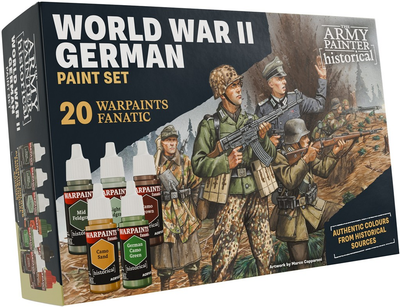 Zestaw farb The Army Painter: Historical - World War II - German Paint Set (5713799808300)