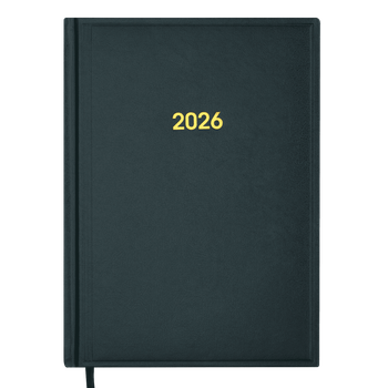 Щоденник датований 2026 BUROMAX А5 BASE 2108-04 зелений /BM.2108-04/