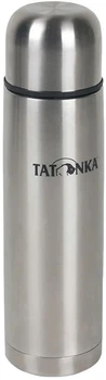 Термос Tatonka H&C Stuff Silver 1.0 л нержавіюча сталь вакуумний термокухоль для походів і офісу