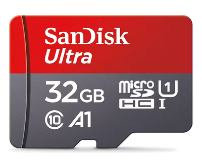 Картка пам'яті TF microSDHC SanDisk Ultra Class 10 32GB