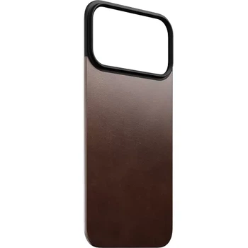 Кожаная магнитная накладка на заднюю панель Nomad Magnetic Horween Leather Back Rustic Brown для iPhone 17 Pro Max (NM014384858)