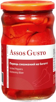 Перец Assos Gusto жареный на костре 660 г (8698973871646)