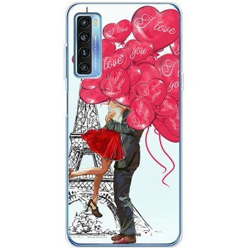Силиконовый чехол BoxFace TCL 20L Plus Love in Paris (56080-up2460)