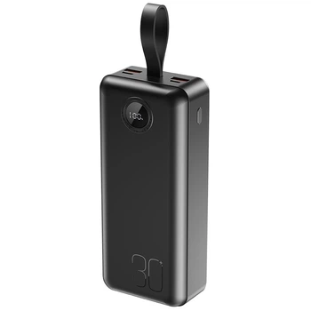 Повербанк портативний акумулятор Power bank XO PR240 Fully 22.5W 30000 mAh Black