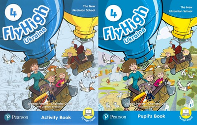 Комплект Fly High Ukraine 4 Activity Book + Pupil's Book