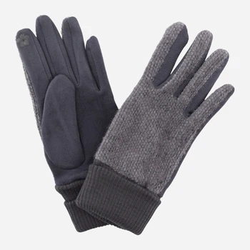 Перчатки женские SumWin Травка RD-01-04 One Size Серые