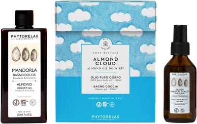 Набор Phytorelax Laboratories Soft Rituals Sweet Almond Миндаль Гель для душа 250 мл + Масло для тела, волос и лица 100 мл (8030976034961)