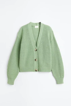 Жіночий кардиган H&M 207822-4 XS(160/80) зелений (2078220002)