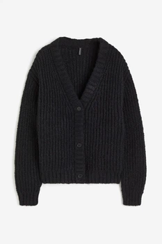 Жіночий кардиган H&M 207832-2 XL(180/116) чорний (2078320006)