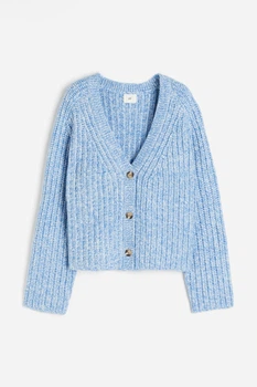 Жіночий кардиган H&M 205818-2 M(170/96) блакитний (2058180004)