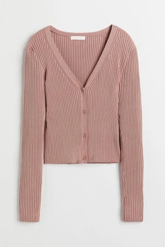 Жіночий кардиган H&M 209379-3 XL(175/116) бежевий (2093790006)