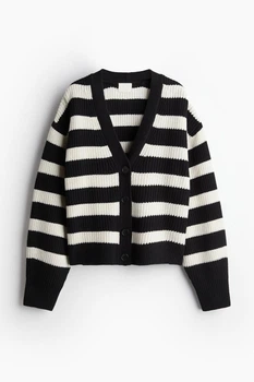 Жіночий кардиган H&M 211313-2 M(170/96) чорний (2113130004)