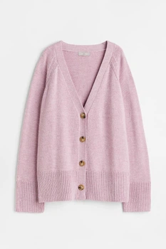 Жіночий кардиган H&M 202957-2 XS(160/80) рожевий (2029570002)