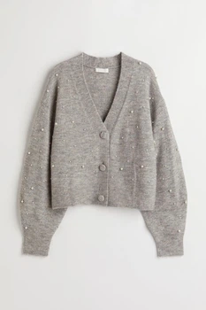 Жіночий кардиган H&M 207020-2 XS(160/80) сірий (2070200002)