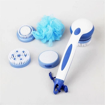 Массажная щетка для тела Spin Spa Brush 5 насадок GF-55