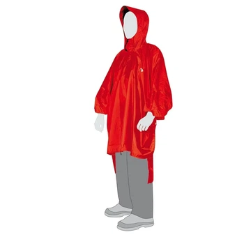 Дождевик-пончо Tatonka Poncho 3 XL-XXL, Red