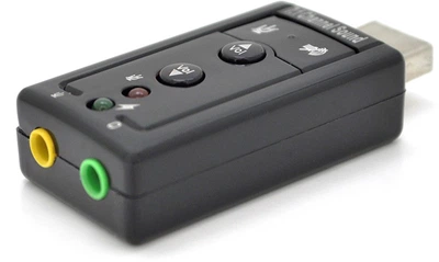Контролер Voltronic USB-sound card (7.1) 3D sound (Windows 7 ready), OEM (YT02102)