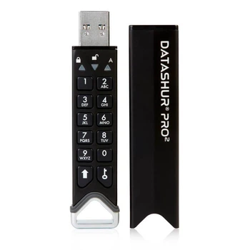 USB флешка з апаратним шифруванням iStorage 8GB datAshur PRO2 USB 3.2 XTS-AES 256-bit (IS-FL-DP2-256-8)