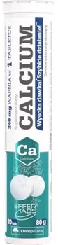 Кальцій Olimp Calcium шипучі таблетки 20 шт Лимон (5901330080142)