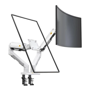 Кронштейн настольный для 2 мониторов NB G55 27–34", газлифт, поворотный